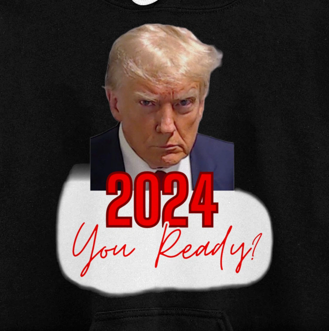 Trump Mugshot, 2024 You Ready? Pullover Hoodie