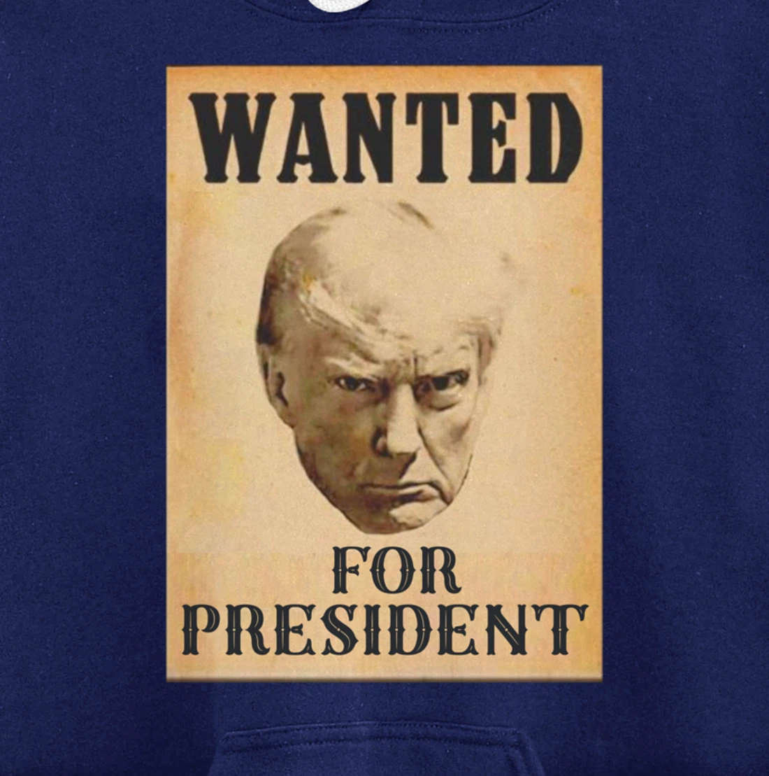 Wanted Donald Trump For President 2024 Pullover Hoodie