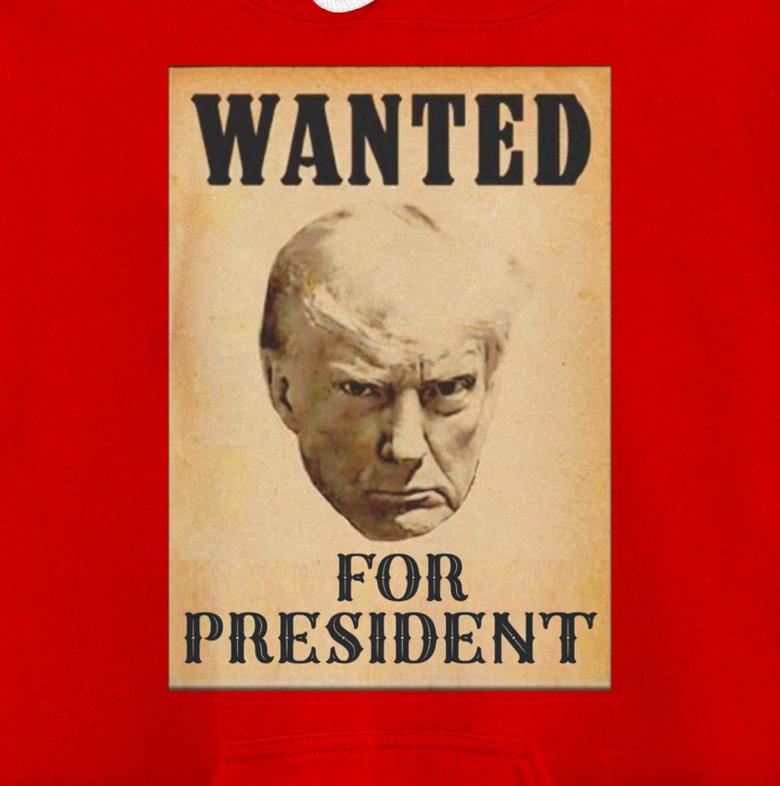 Wanted Donald Trump For President 2024 Pullover Hoodie