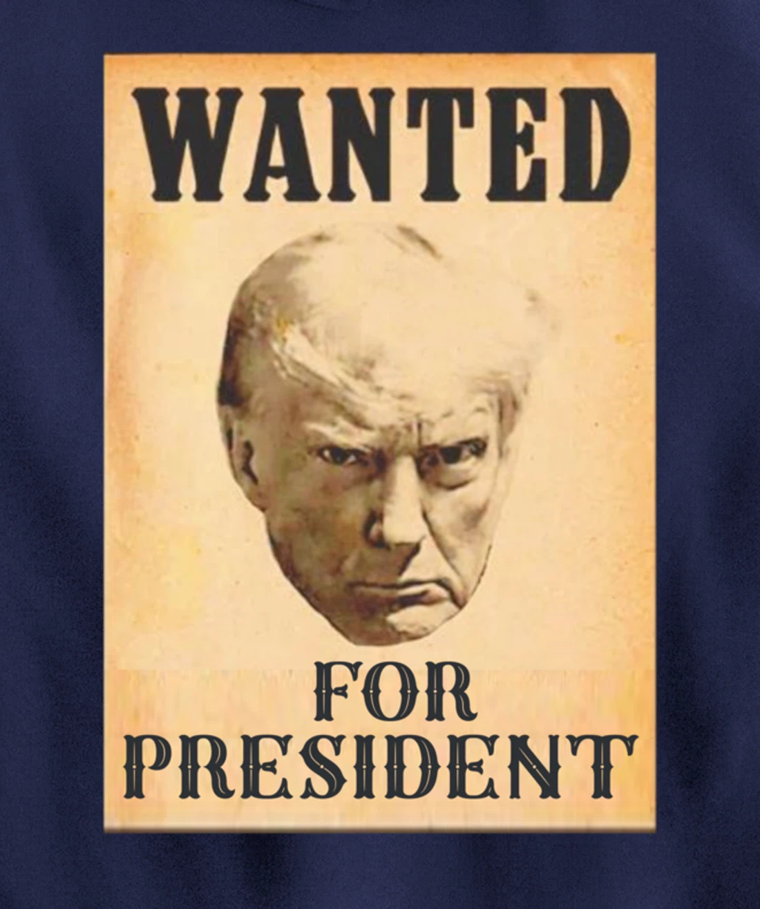 Wanted Donald Trump For President 2024 Pullover Hoodie