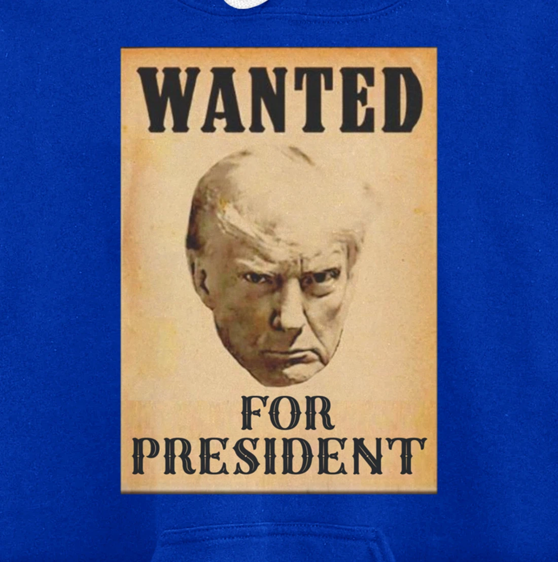 Wanted Donald Trump For President 2024 Pullover Hoodie