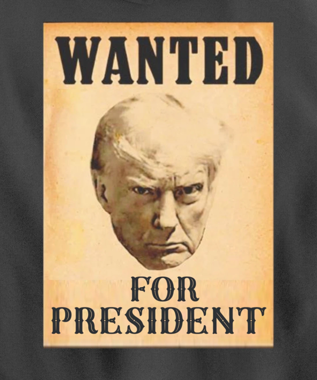 Wanted Donald Trump For President 2024 Pullover Hoodie
