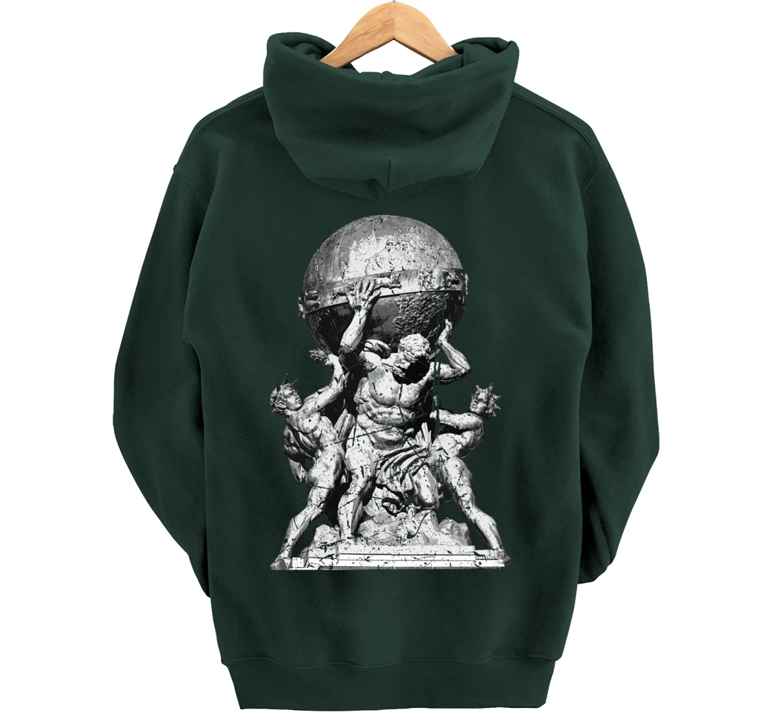 Atlas Greek mythology T shirt Greece Greek Gods Gift Pullover Hoodie