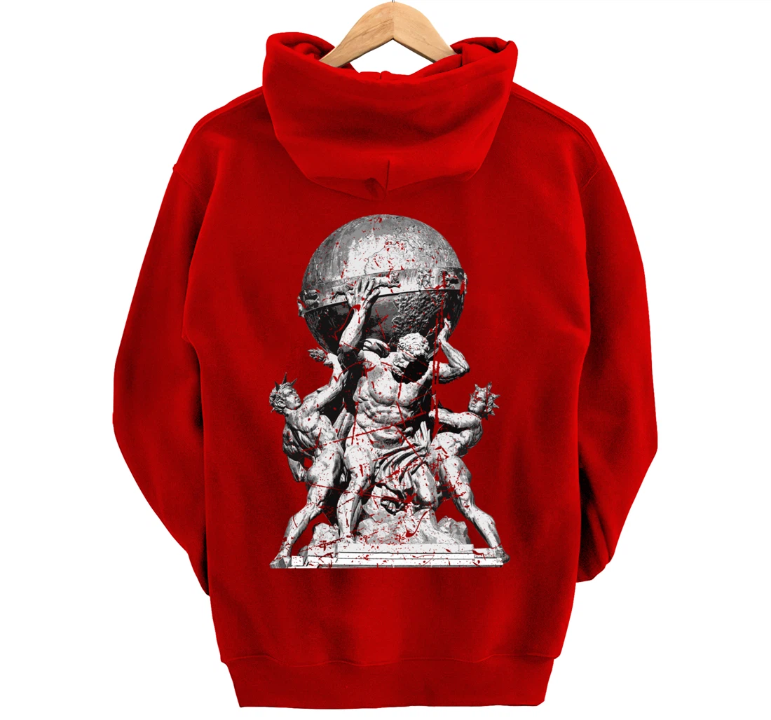 Atlas Greek mythology T shirt Greece Greek Gods Gift Pullover Hoodie