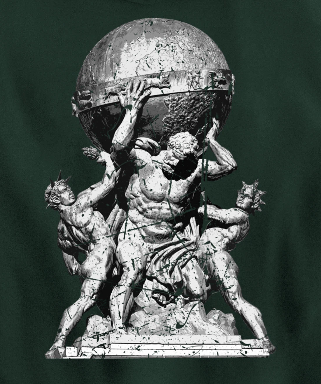 Atlas Greek mythology T shirt Greece Greek Gods Gift Pullover Hoodie