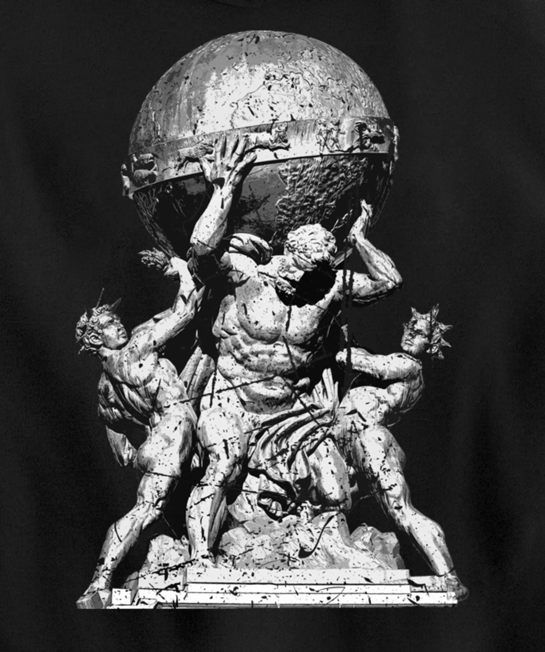 Atlas Greek mythology T shirt Greece Greek Gods Gift Pullover Hoodie