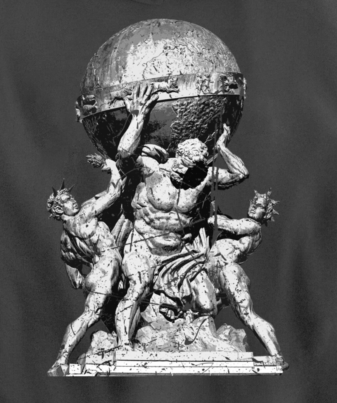 Atlas Greek mythology T shirt Greece Greek Gods Gift Pullover Hoodie