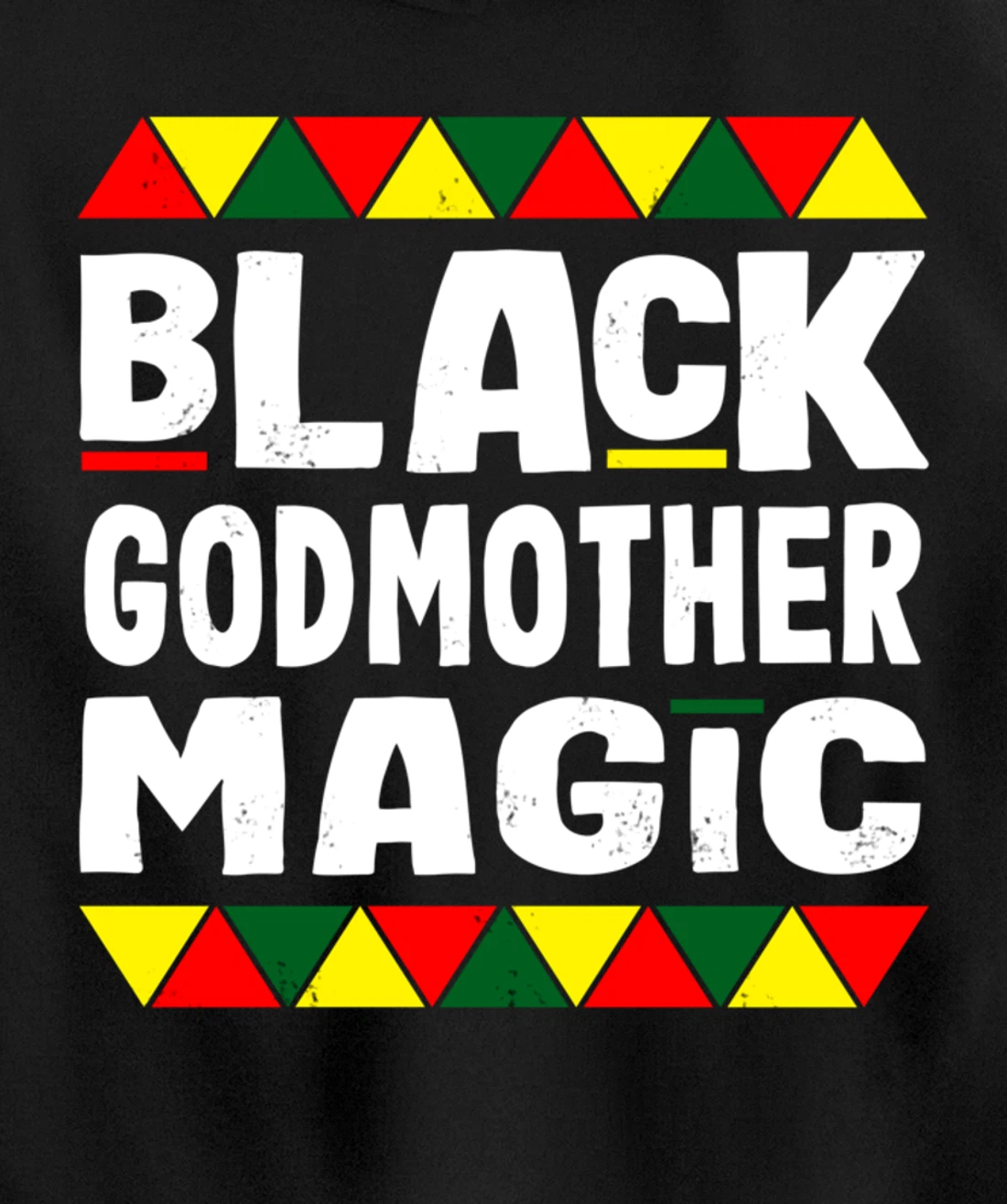 Black Godmother Magic Black History Month Africa Pride Pullover Hoodie