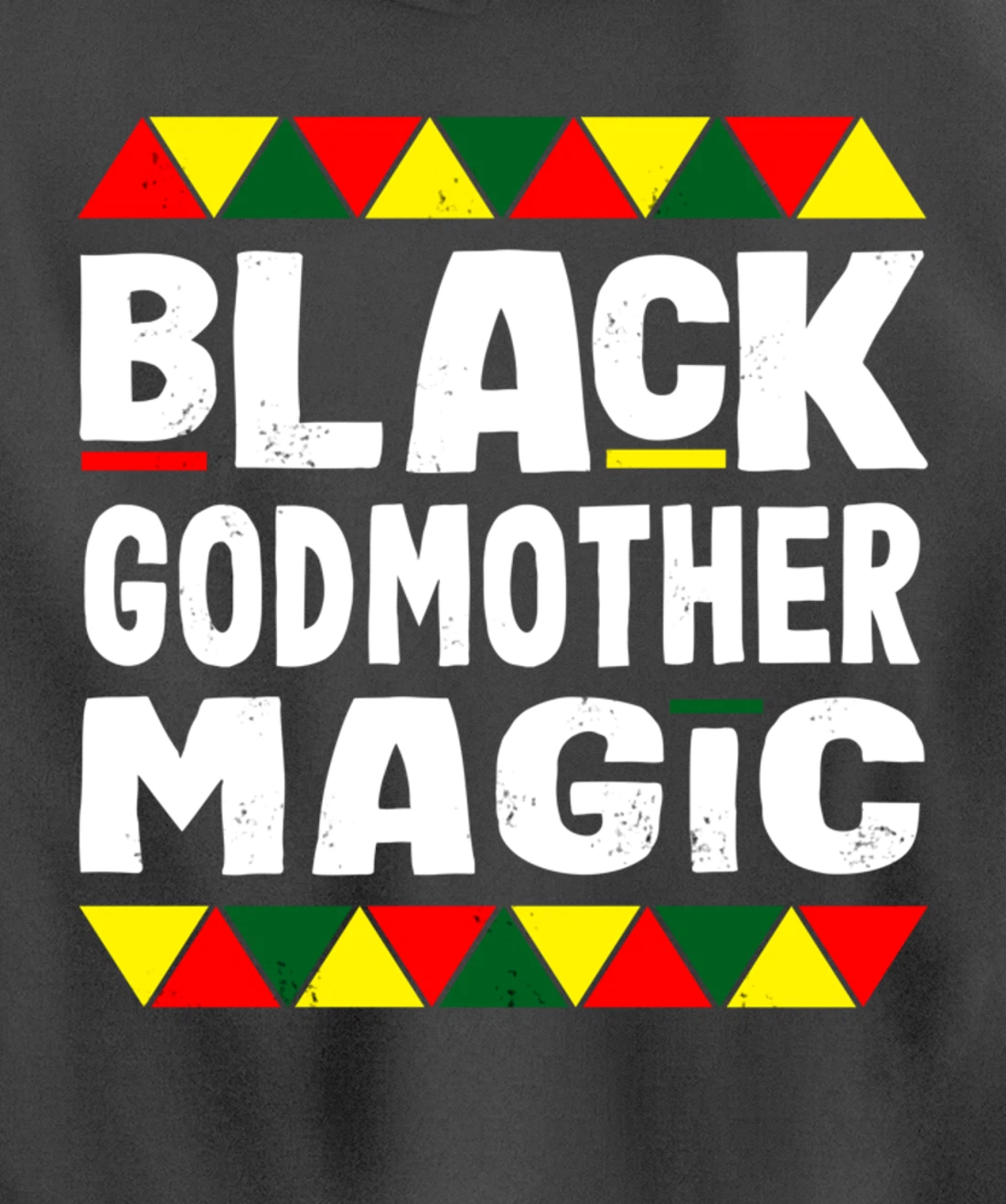 Black Godmother Magic Black History Month Africa Pride Pullover Hoodie