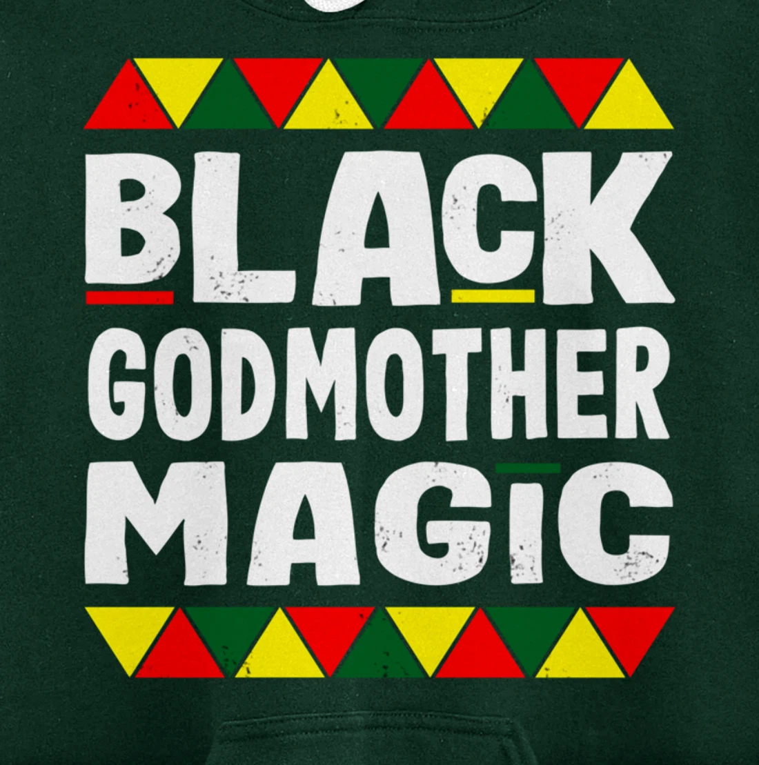Black Godmother Magic Black History Month Africa Pride Pullover Hoodie