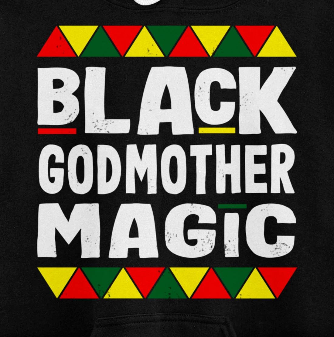 Black Godmother Magic Black History Month Africa Pride Pullover Hoodie