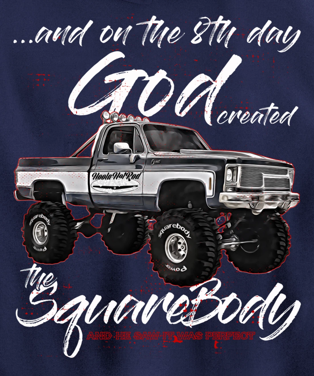 8th God,Jimmy,Squarebody Truck,Suburban,Blazer,Silverado,K5 Pullover Hoodie