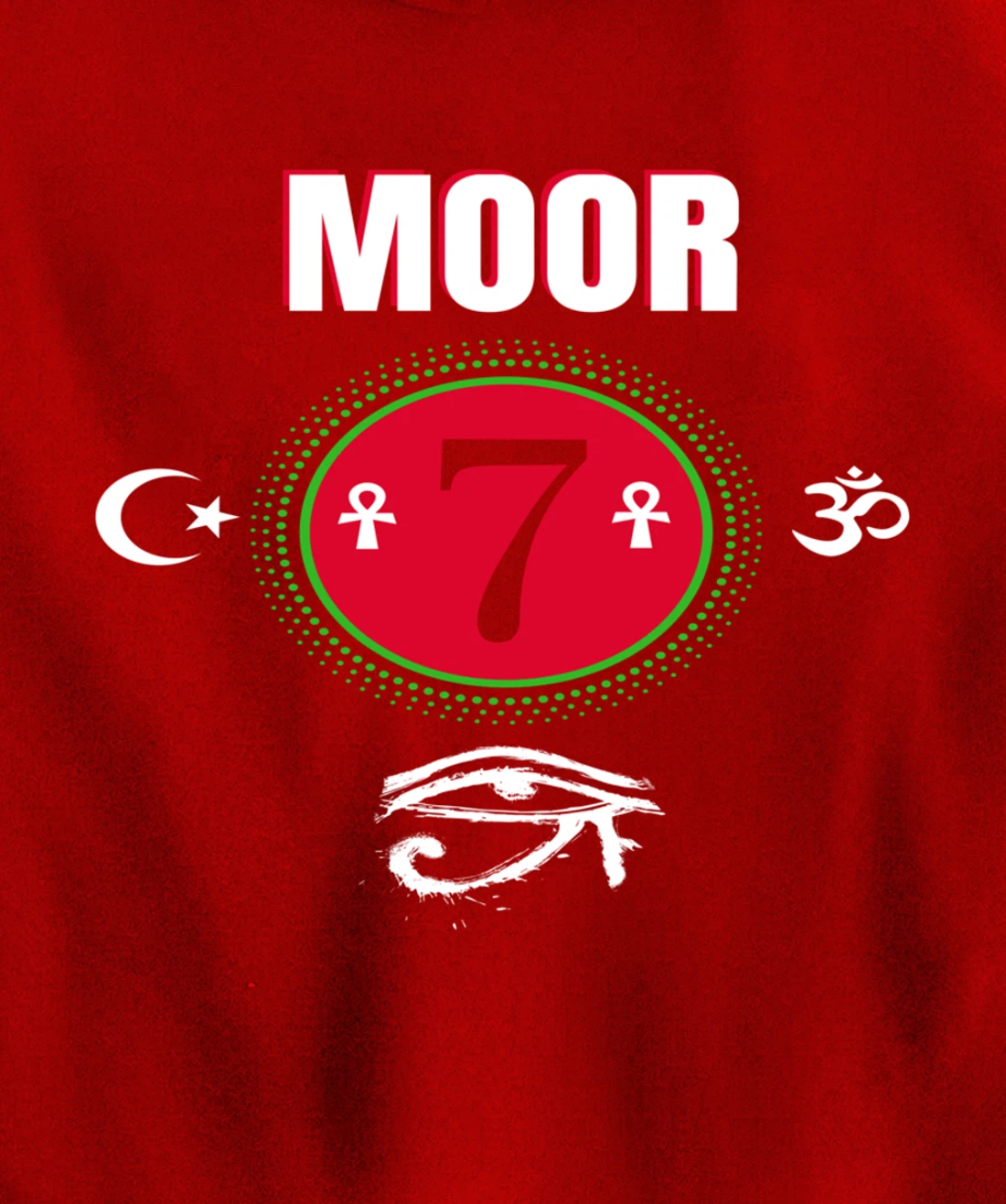 Moor - Moorish American God Body Of Melanin Pullover Hoodie