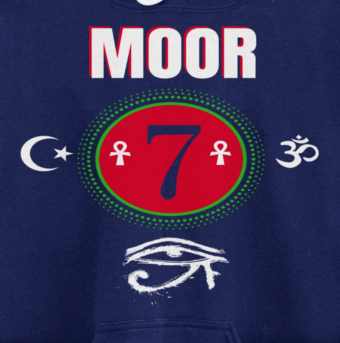 Moor - Moorish American God Body Of Melanin Pullover Hoodie