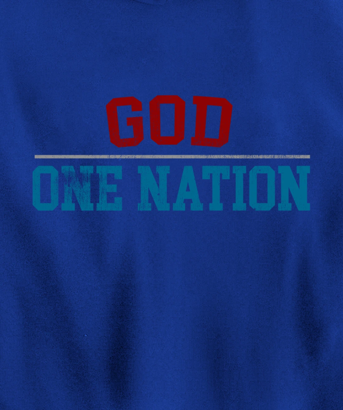 One Nation Under God, American Christian Patriotic Pride Pullover Hoodie