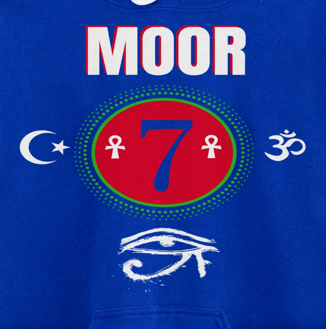 Moor - Moorish American God Body Of Melanin Pullover Hoodie