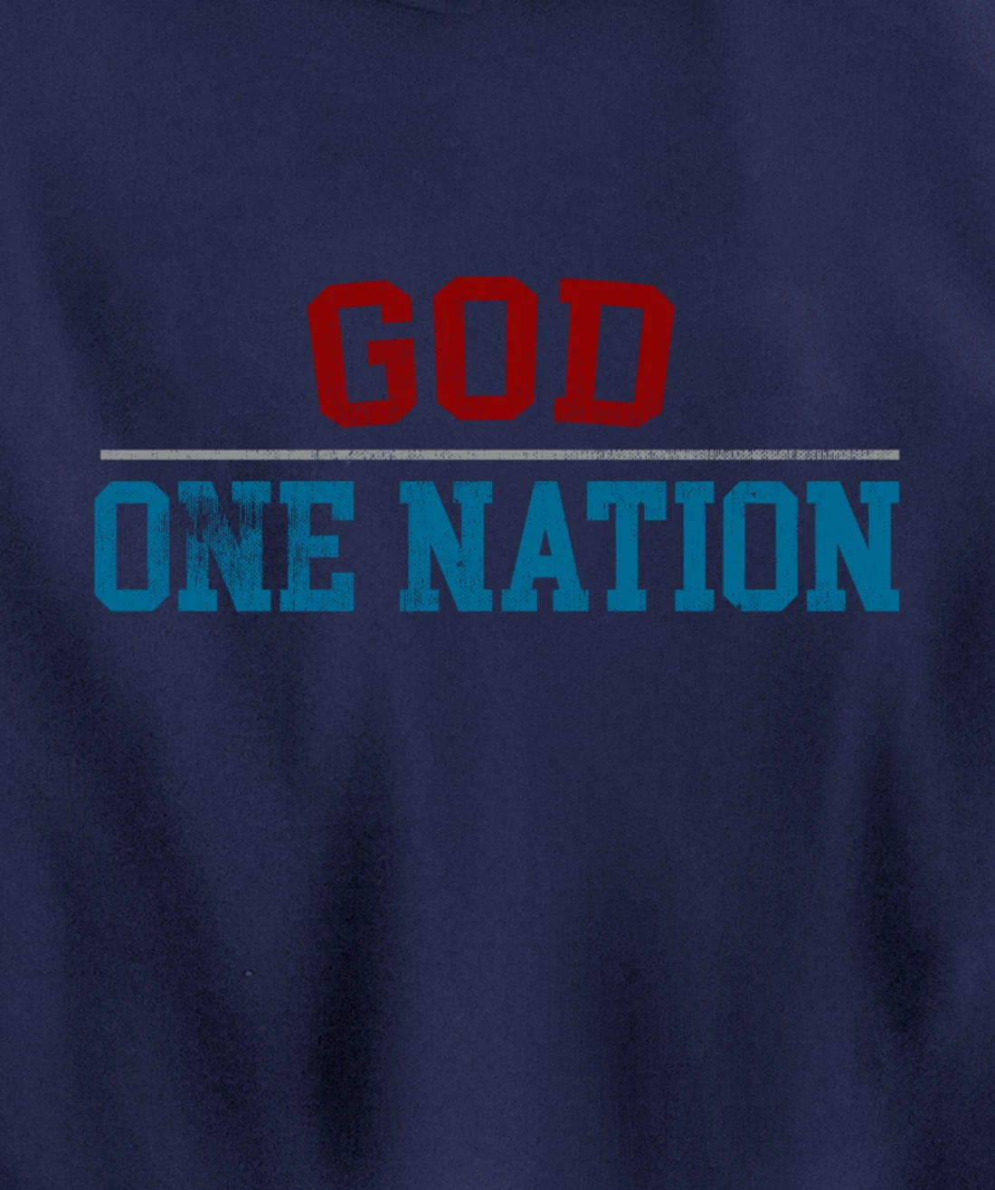 One Nation Under God, American Christian Patriotic Pride Pullover Hoodie