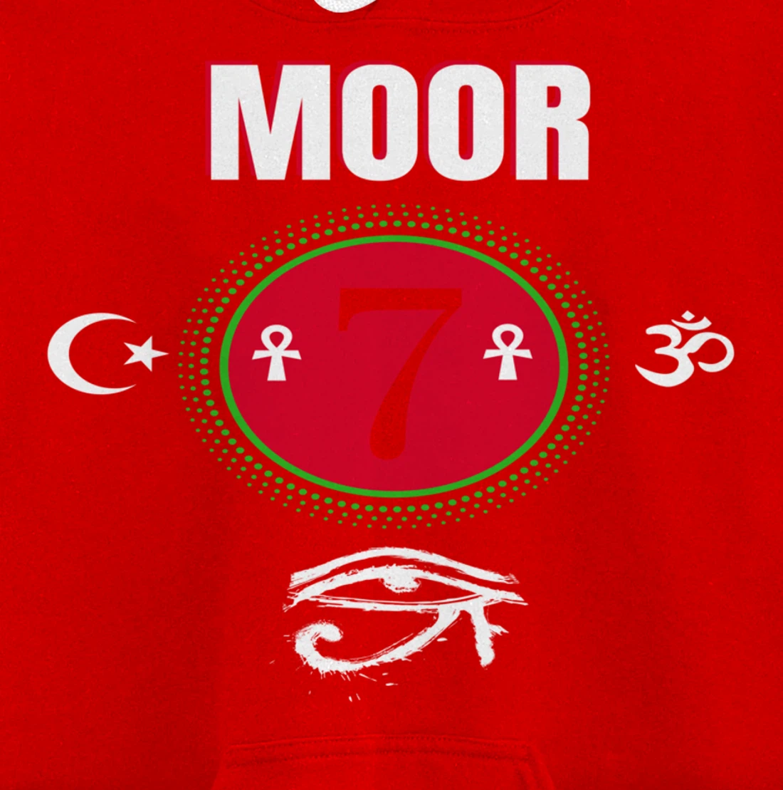 Moor - Moorish American God Body Of Melanin Pullover Hoodie