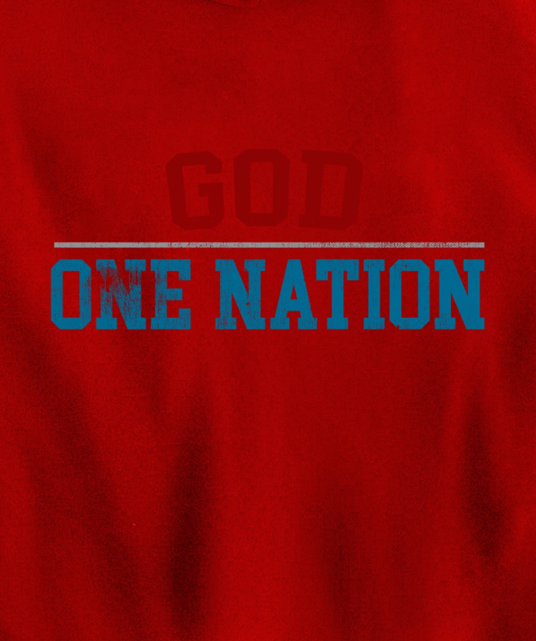 One Nation Under God, American Christian Patriotic Pride Pullover Hoodie