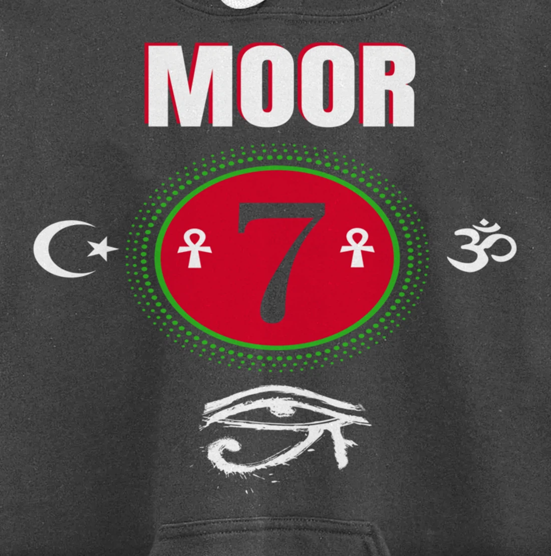 Moor - Moorish American God Body Of Melanin Pullover Hoodie