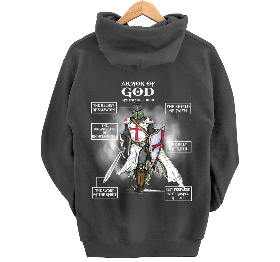 Armor Of God Bible Verse Great Gift For Religious Christian Pullover Hoodie
