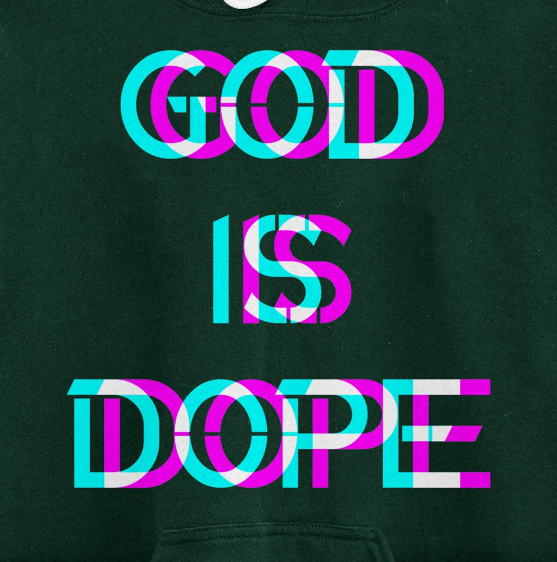 God is Dope Christian Faith Believer Pullover Hoodie