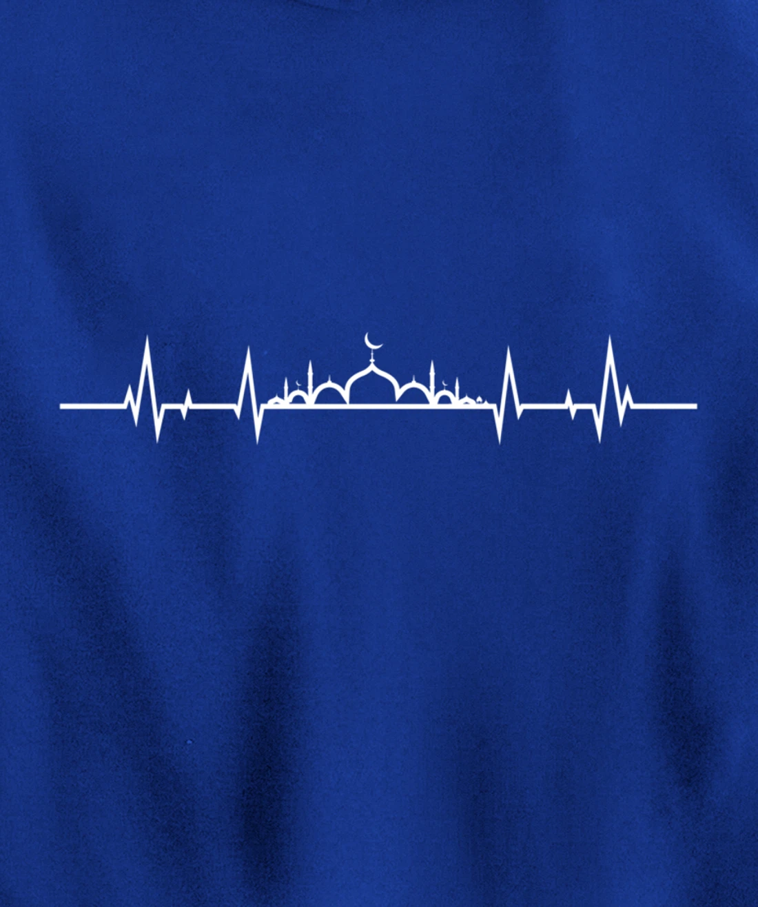 Allah God Heartbeat Pulse Islam Mosque Muslim Akbar Gift Pullover Hoodie