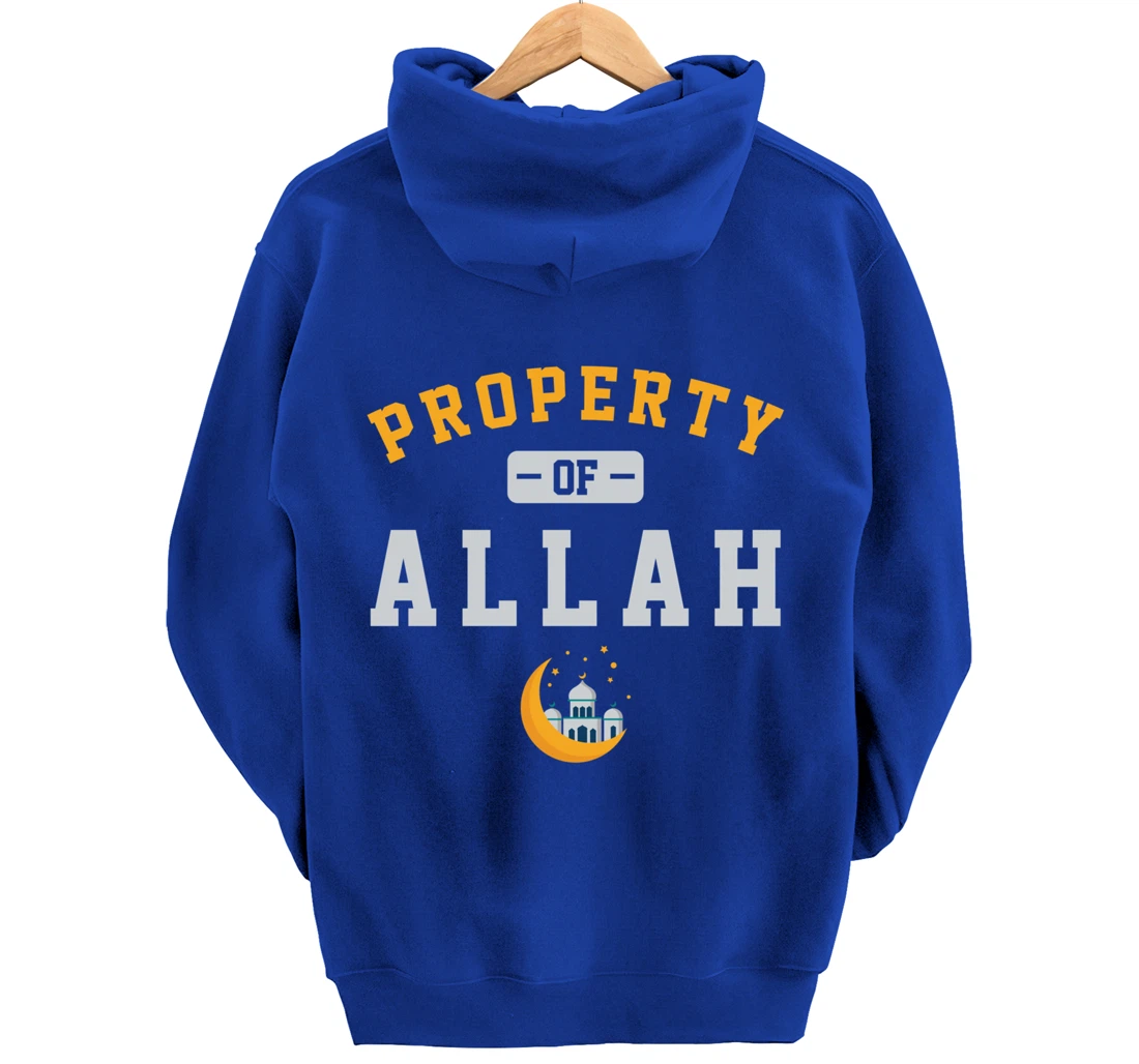 Property Allah Mosque Believer Follower Religion God Gift Pullover Hoodie