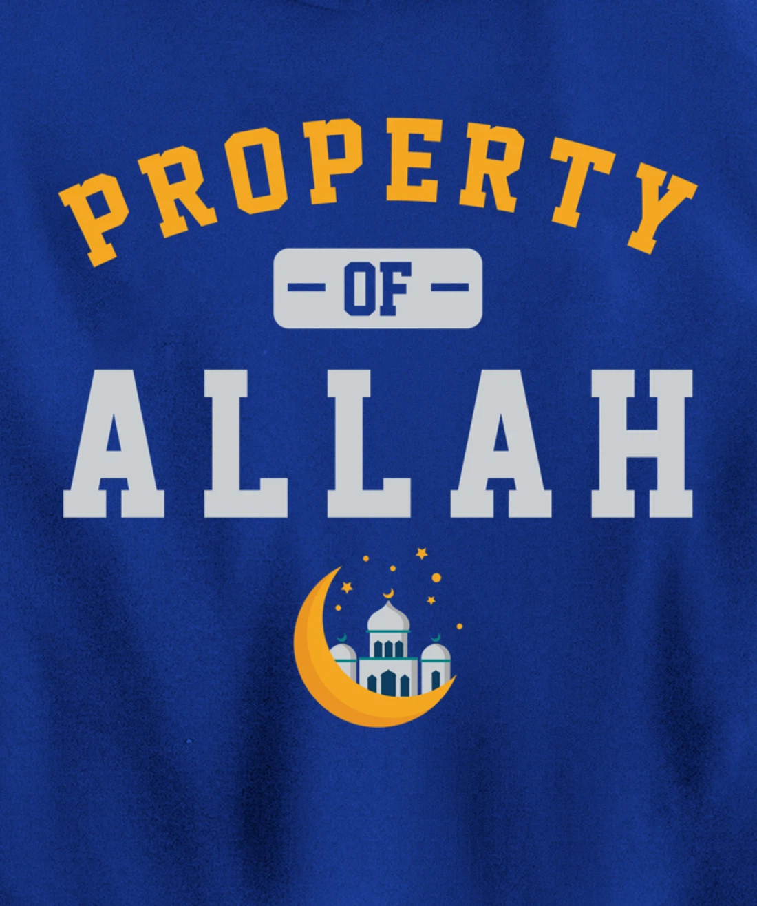 Property Allah Mosque Believer Follower Religion God Gift Pullover Hoodie