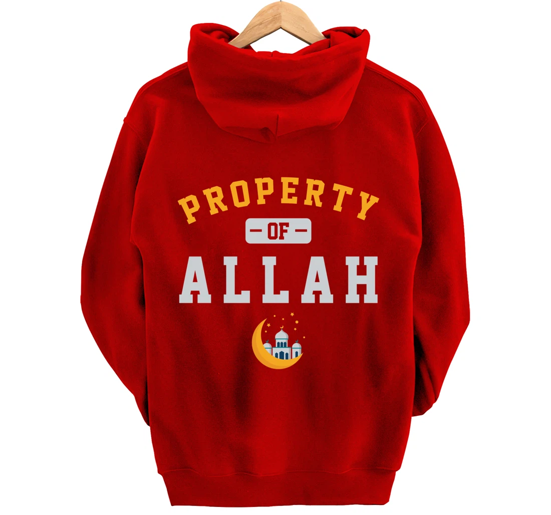 Property Allah Mosque Believer Follower Religion God Gift Pullover Hoodie