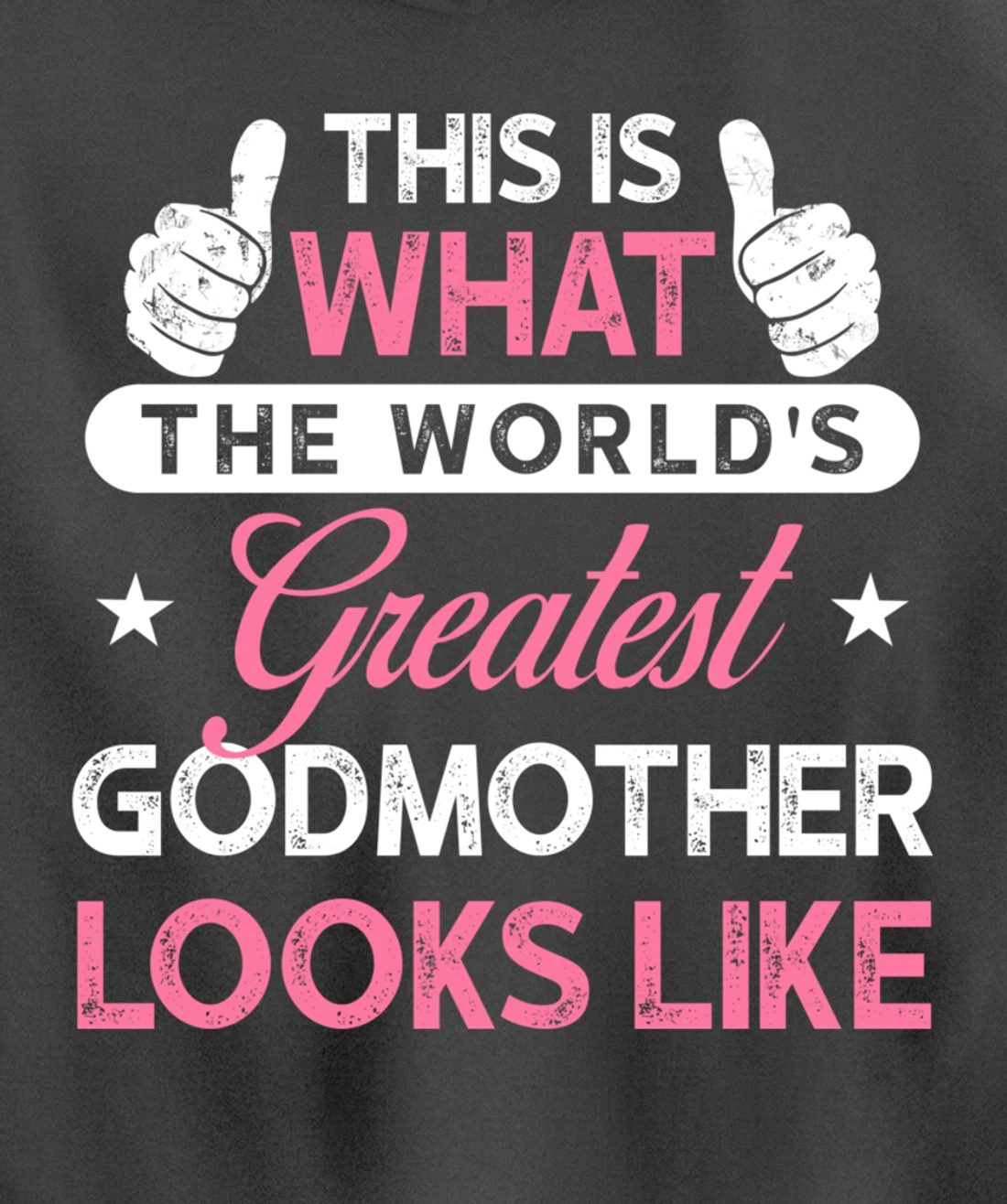 Godmother Gift: World's Greatest Godmother Pullover Hoodie