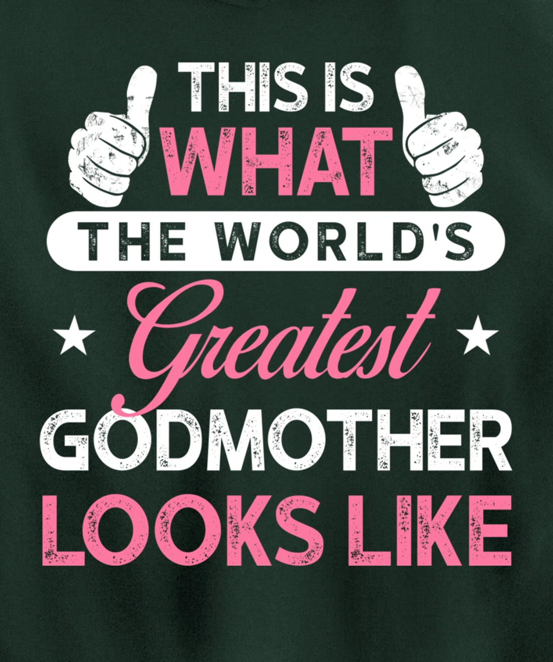 Godmother Gift: World's Greatest Godmother Pullover Hoodie