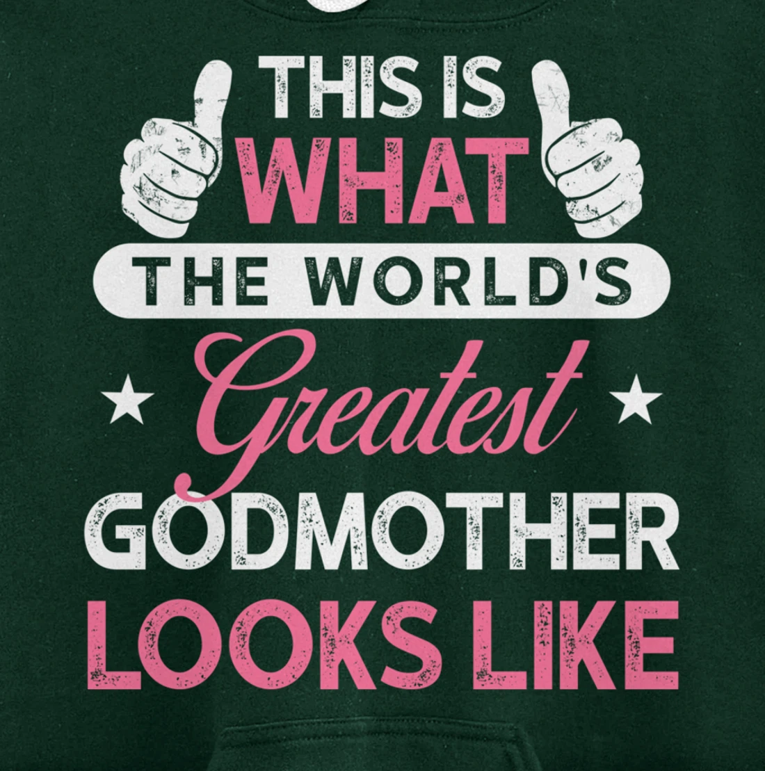 Godmother Gift: World's Greatest Godmother Pullover Hoodie