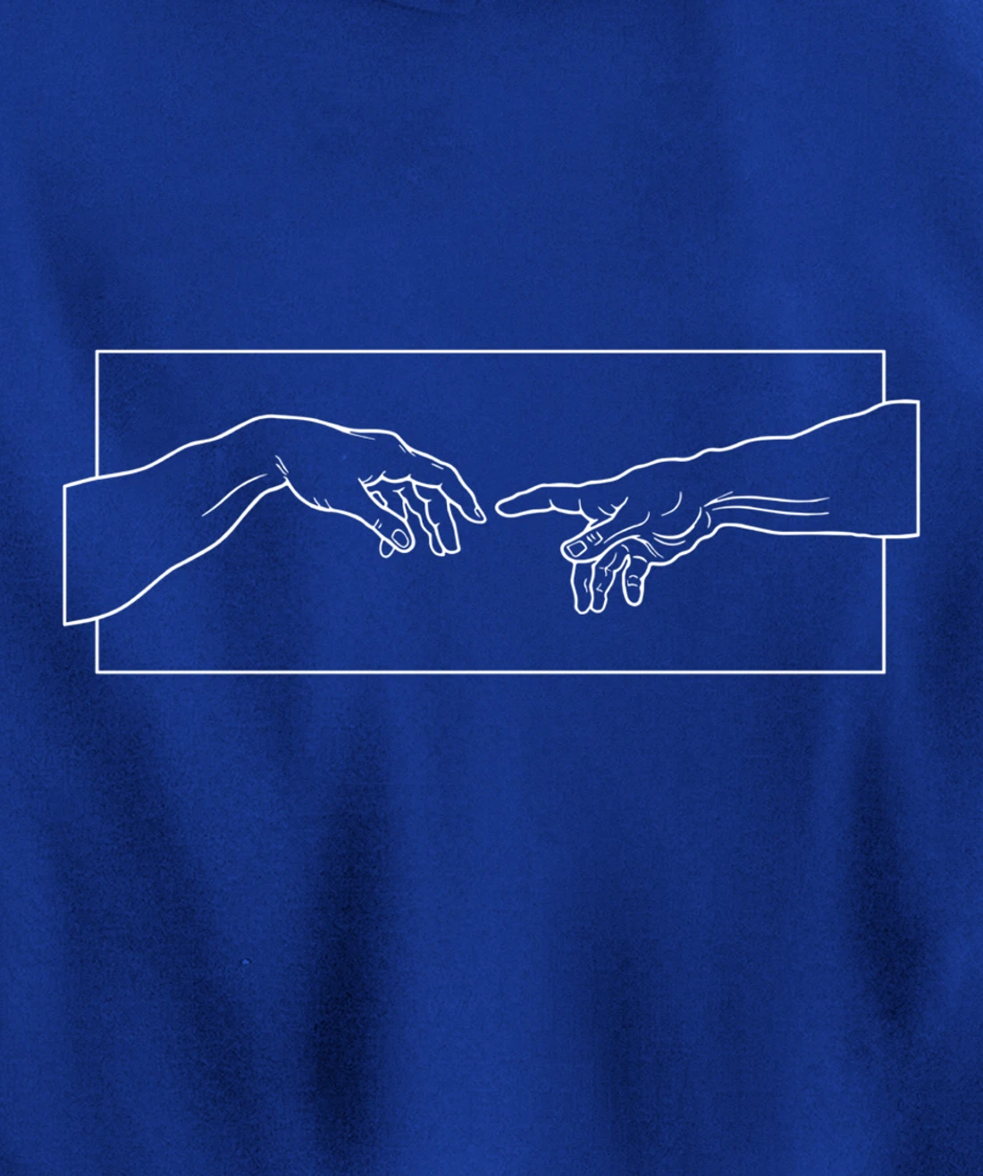 Creation of Adam Hands Aesthetic Michelangelo Touch Of God Pullover Hoodie