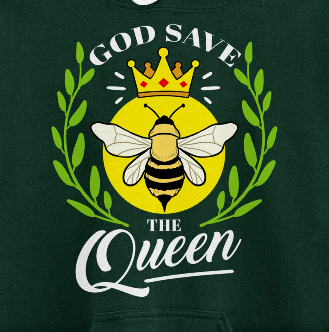 God Save The Queen Bee Beekeeper Gift Pullover Hoodie