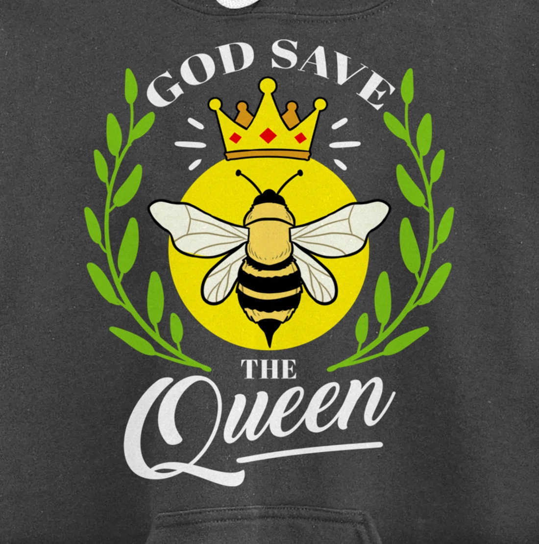 God Save The Queen Bee Beekeeper Gift Pullover Hoodie