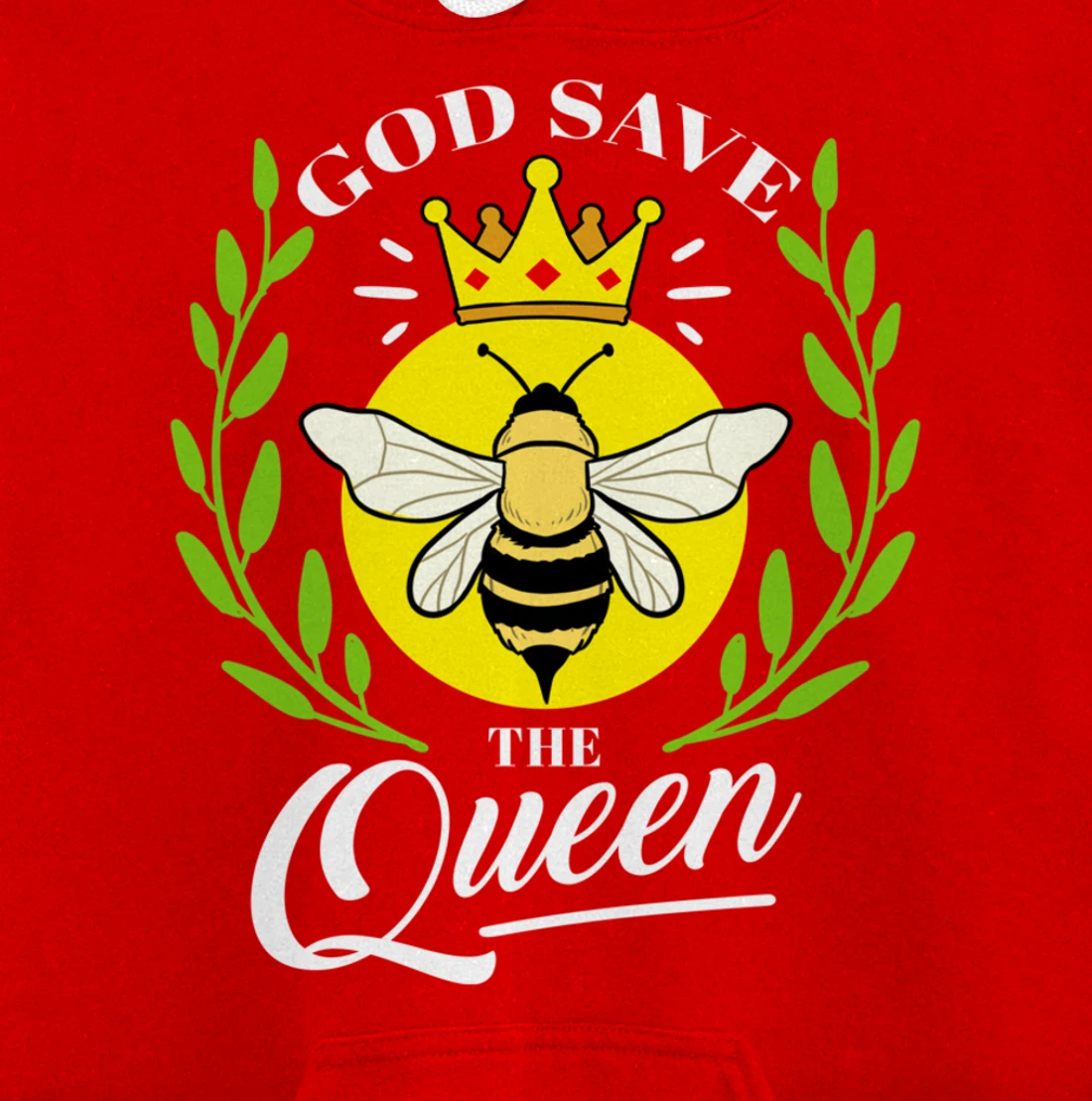God Save The Queen Bee Beekeeper Gift Pullover Hoodie