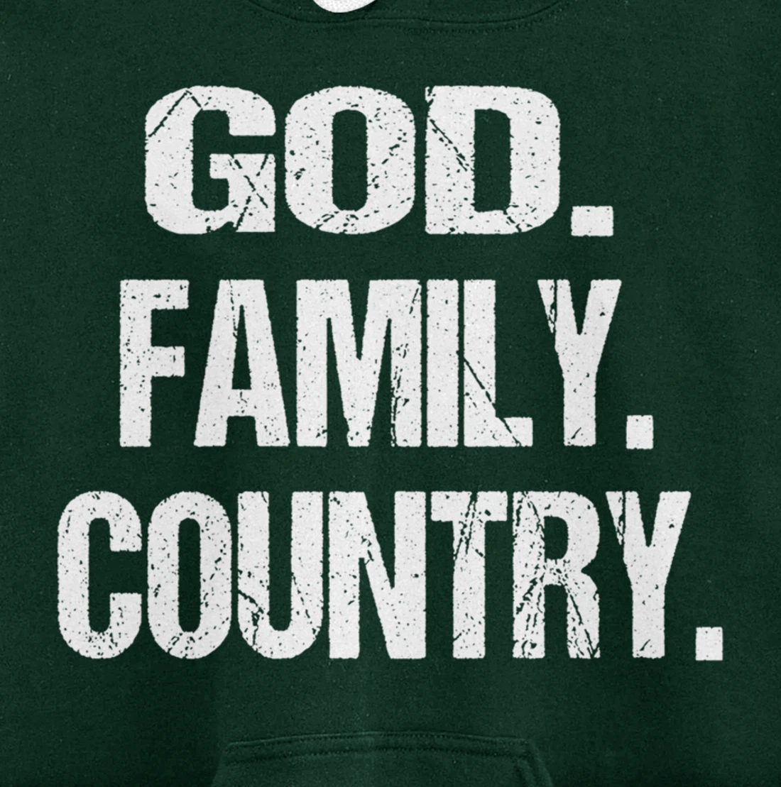 God Family Country Christian American Patriotic United Stand Pullover Hoodie