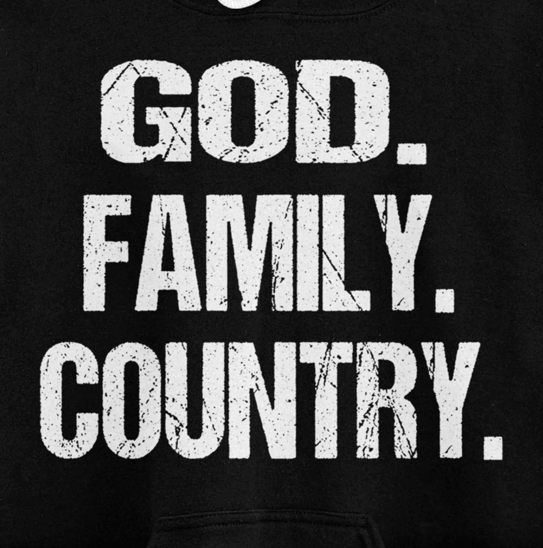 God Family Country Christian American Patriotic United Stand Pullover Hoodie