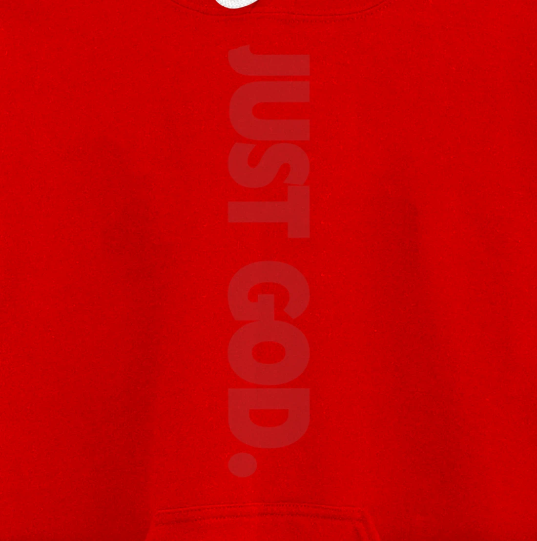 Just God Pullover Hoodie