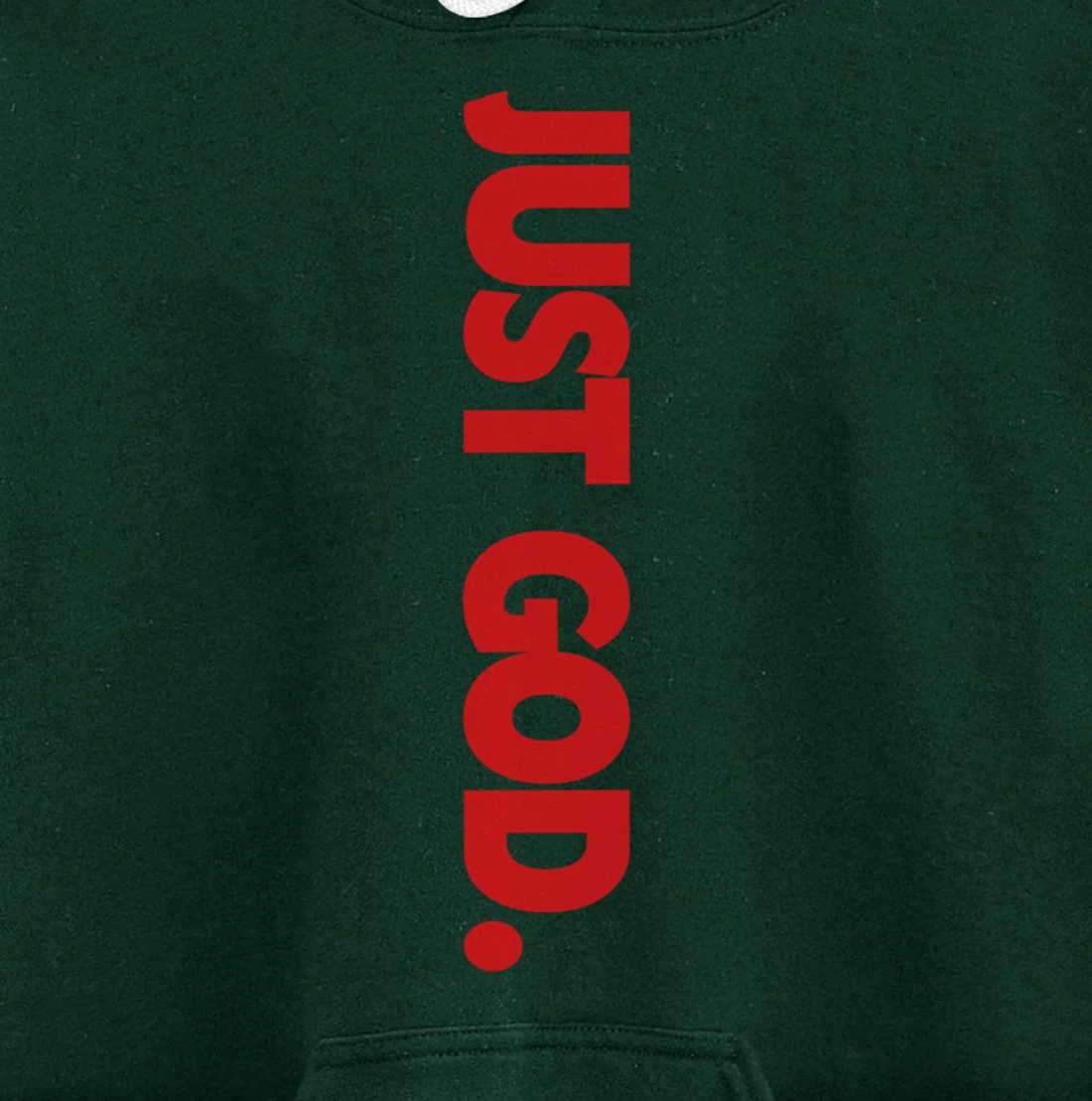 Just God Pullover Hoodie