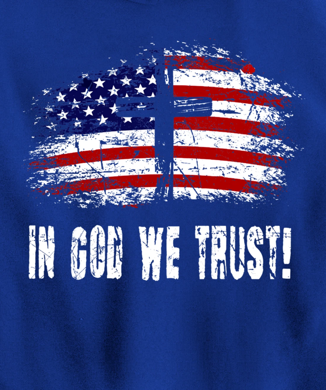 In God We Trust - American Christian Bible Verse Gift Pullover Hoodie