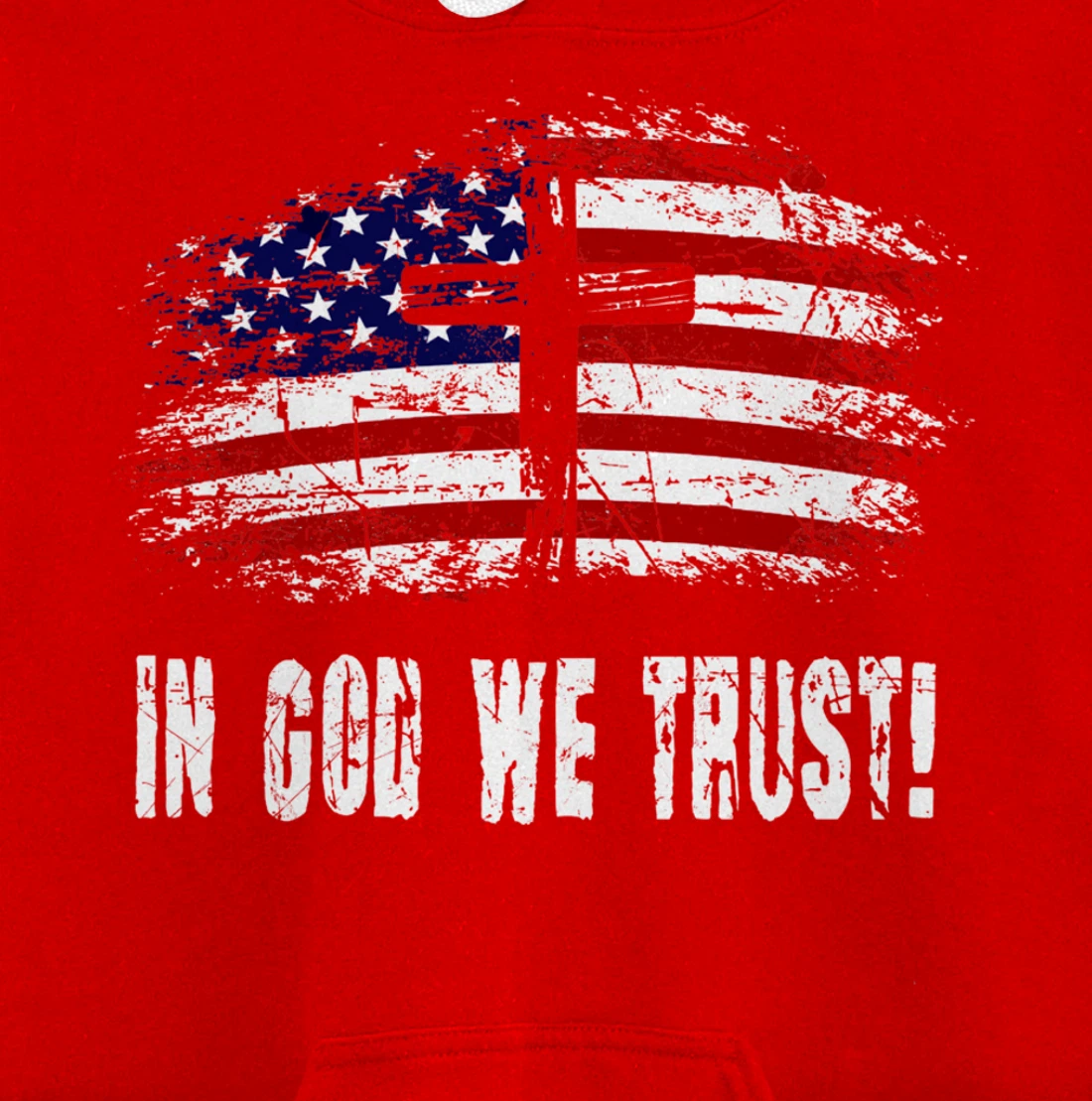 In God We Trust - American Christian Bible Verse Gift Pullover Hoodie