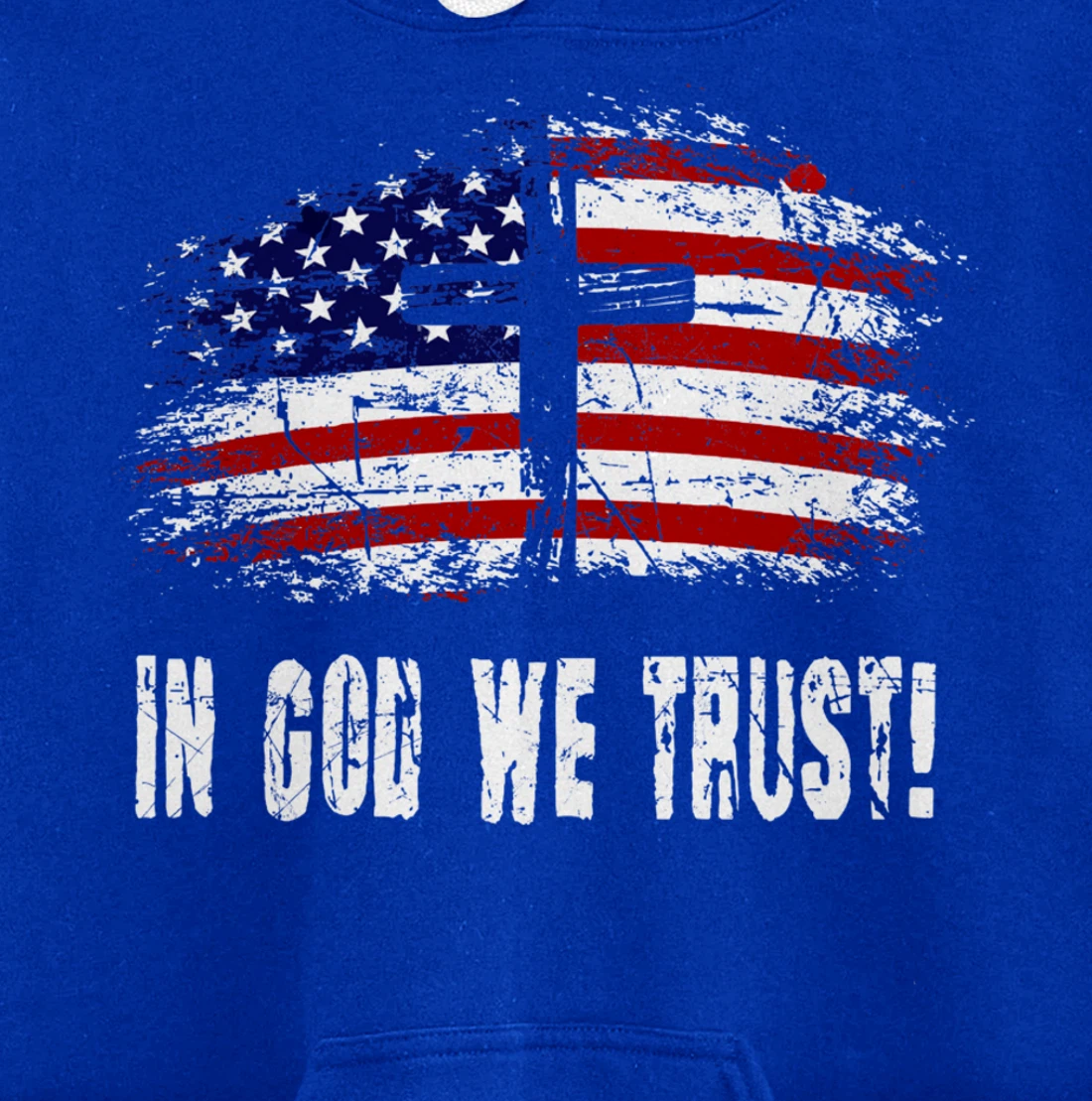 In God We Trust - American Christian Bible Verse Gift Pullover Hoodie