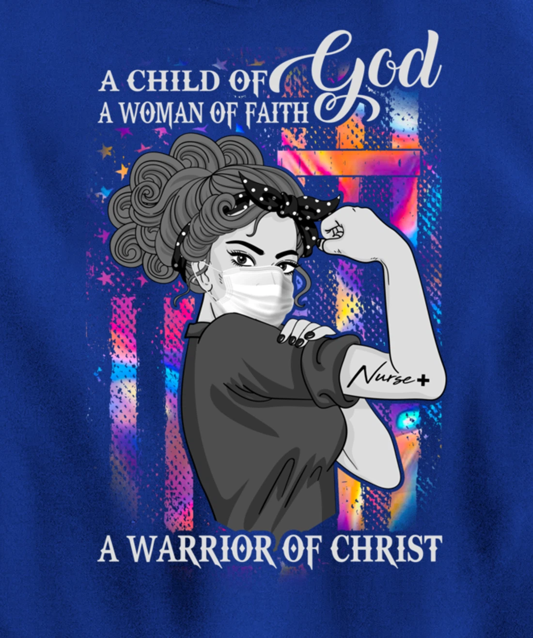 A Child Of God A Woman Of Faith A Warrior Of Christ Gifts Pullover Hoodie