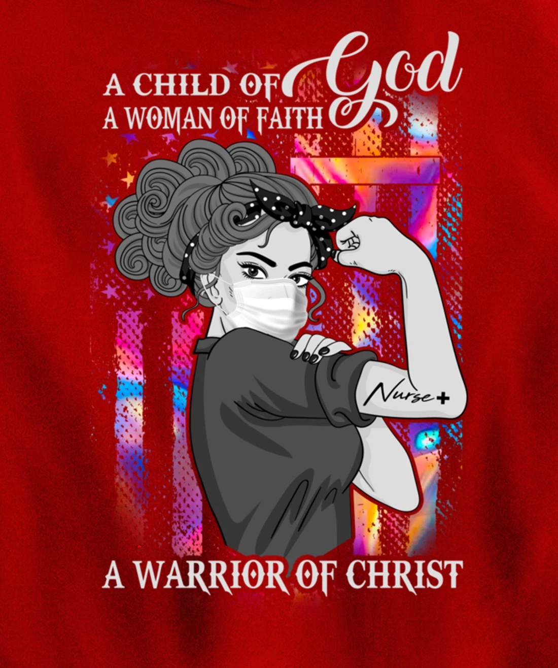 A Child Of God A Woman Of Faith A Warrior Of Christ Gifts Pullover Hoodie