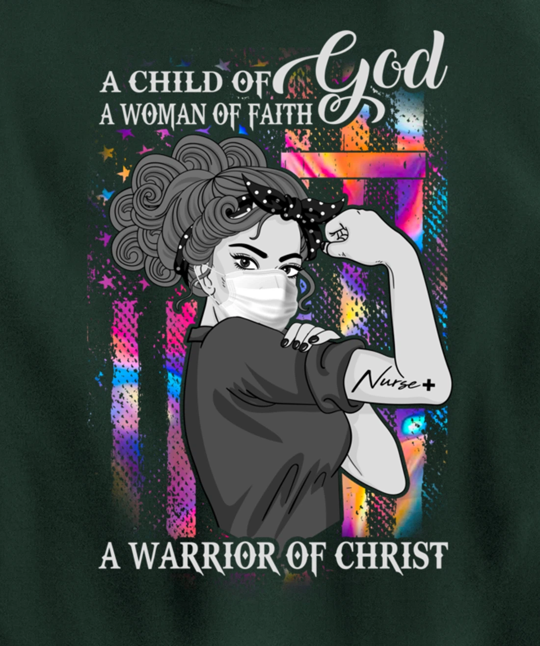 A Child Of God A Woman Of Faith A Warrior Of Christ Gifts Pullover Hoodie