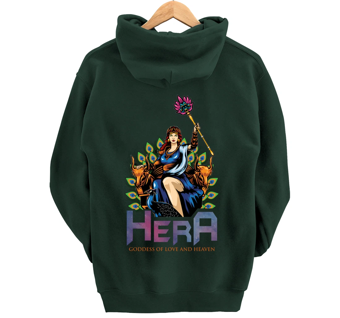 Hera Ancient Greek Mythology Gift Gods and Monsters Pullover Hoodie