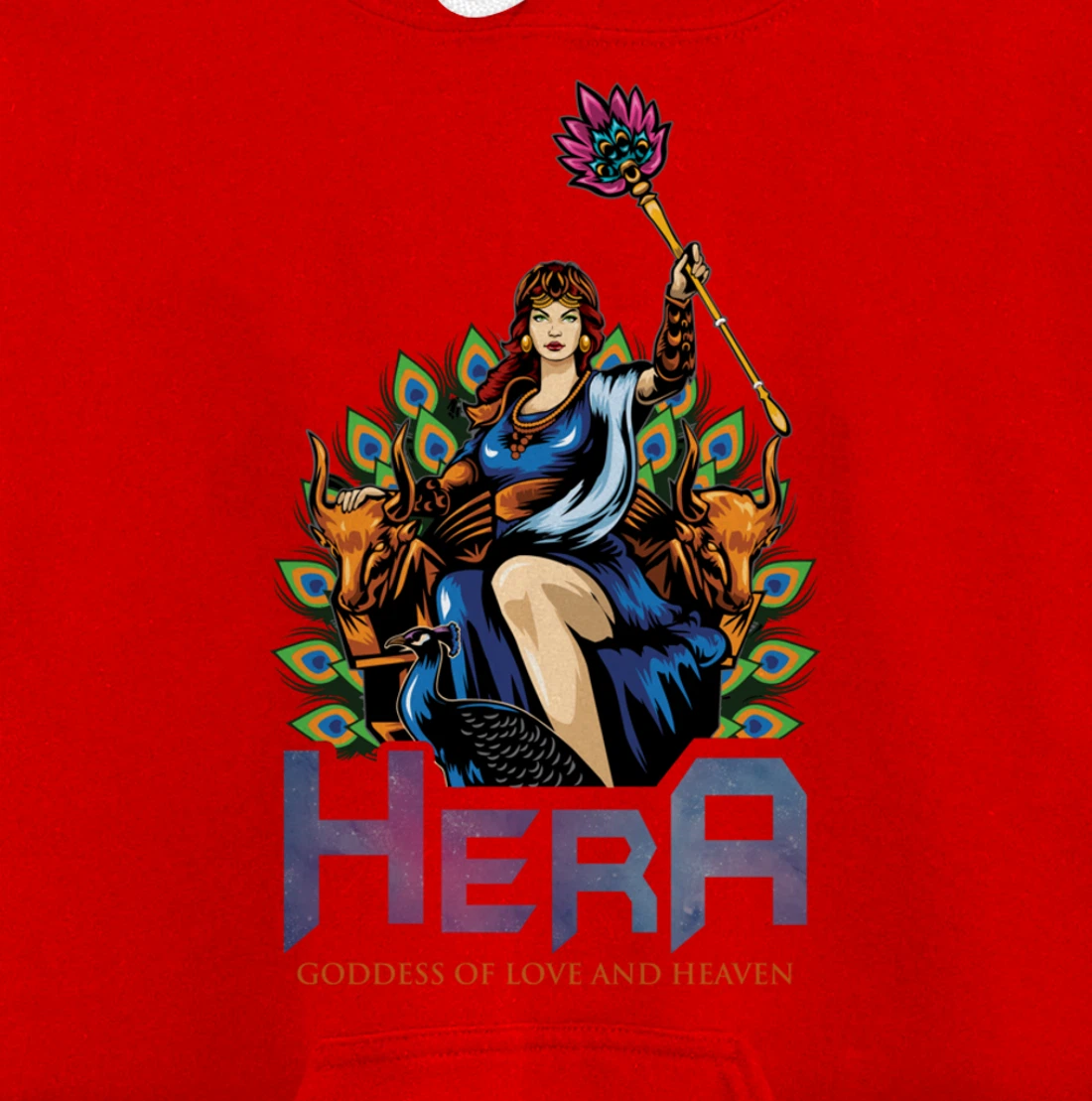 Hera Ancient Greek Mythology Gift Gods and Monsters Pullover Hoodie