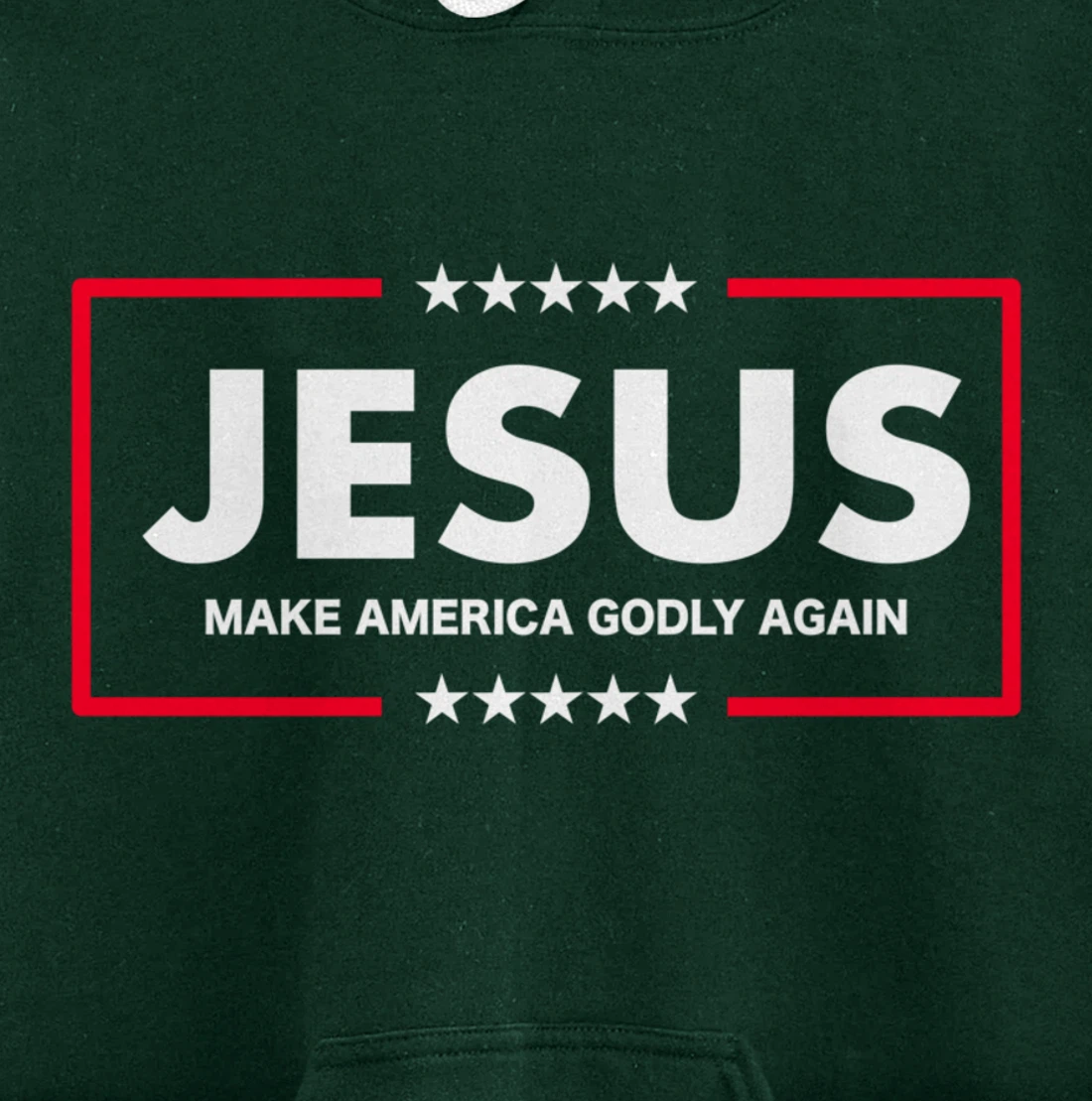 Christian Gifts Women Men Make America Godly Again Pullover Hoodie